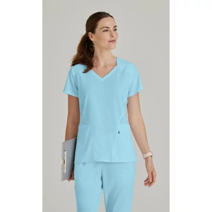 BARCO UNIFY - 4PKT SWEETHEART V-NECK TOP - SkyBlue