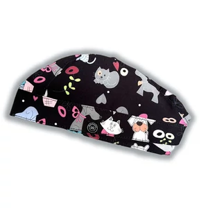 PetJoy állatmintás Műtős sapka