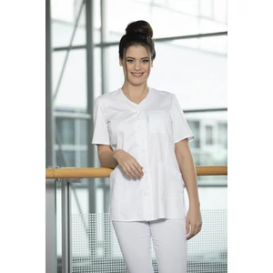 Bélelt munkaruha tunika - Fehér - (40)